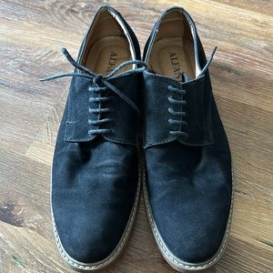 Men’s Alfani Black Suede Dress Shoes
